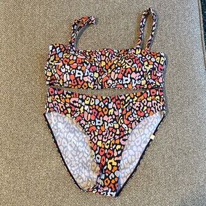 Summersalt Multicolor Leopard Print Two-Piece Swimsuit